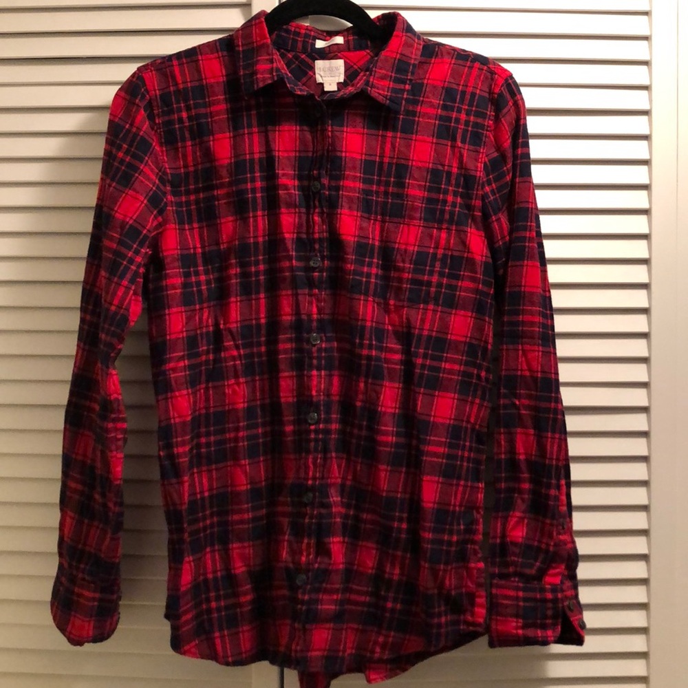 J. Crew Women’s “Boy Fit” Flannel